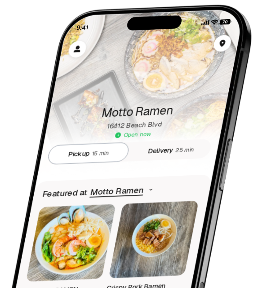 Motto Ramen app preview