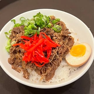 Beef sukiyaki rice bowl